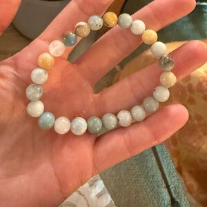 New Amazonite healing beaded stretch bracelet Multicolor Beaded Bracelet
